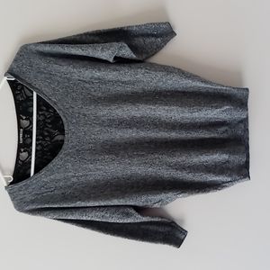 Express Top With Lace Backing, Size XS